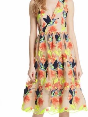 alice and olivia leopard sequin dress Alice + Olivia Leopard Sequin Sheath Dress Nude Size 2